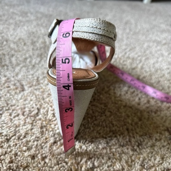 NWT Anthropologie Schuler and Sons Philadelphia Leather Wedge Sandals 
size 8.5 - Picture 5 of 13